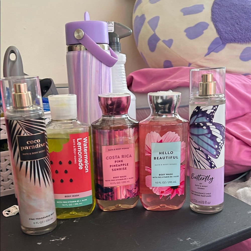 Bath & Body Works Body Wash and Fragrance Mist Bundle